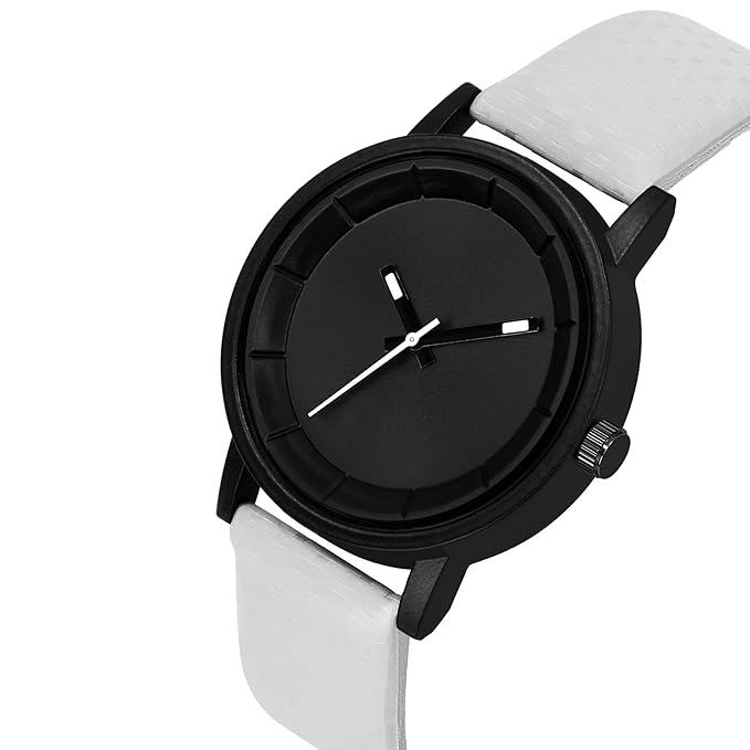 Multi Colours Leather Belt Analogue Watches for Men Boys Pack of 1