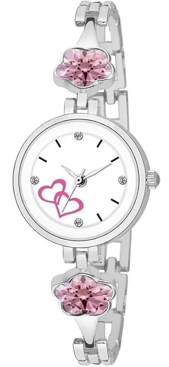 Flower Stone Studded Gift on Girls Watch for Women Analog Watch for Women Pack of 1