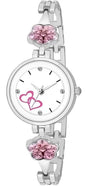Flower Stone Studded Gift on Girls Watch for Women Analog Watch for Women Pack of 1