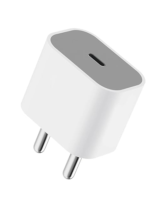 iPhone Charger Adapter 20W Type C for 17/17 Air/17 Pro/17 Pro Max iPhone 16/16 Plus/16 Pro/16 Pro Max 15/14/13/12/11 Series with PD 3.0 USB-C Fast Charging Adaptor BIS Certified