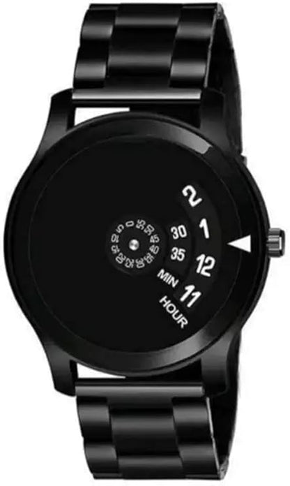 Black Diffrent Dial Pu Speedbelt Analog Watches Pack of 1 for Men for Girl for Boy Pack of 1