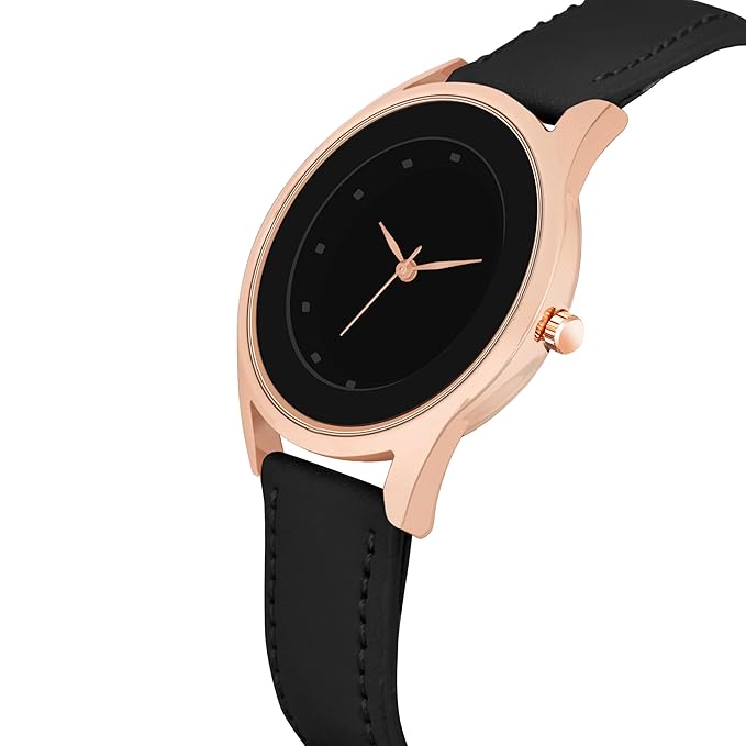 Watch for Women with Studded Leather Strap