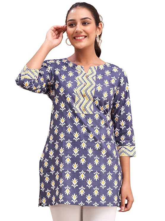 Women Cotton Printed Short Kurti | Short Kurti for Women