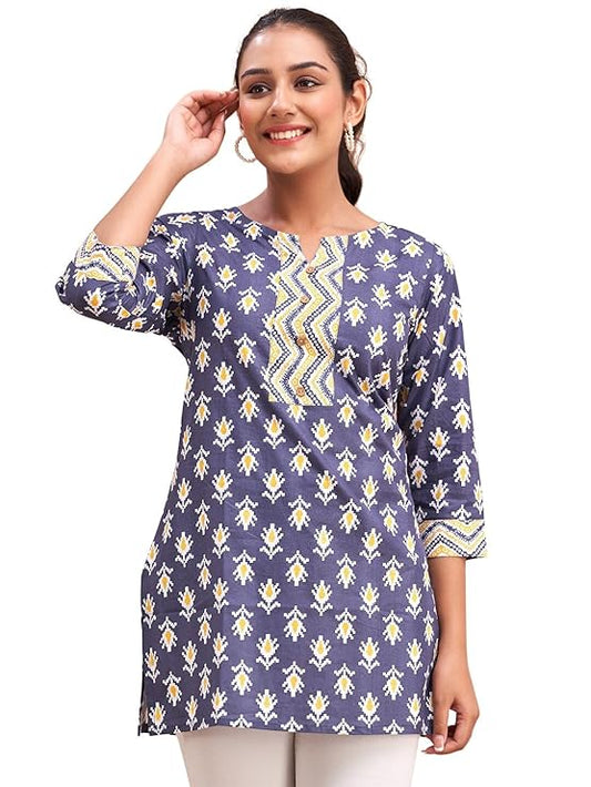 Women Cotton Printed Short Kurti | Short Kurti for Women