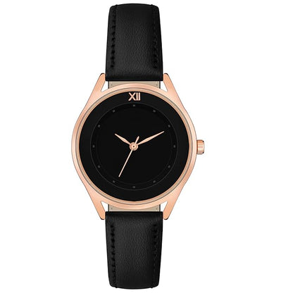 Watch for Women with Studded Leather Strap