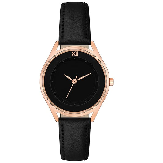 Watch for Women with Studded Leather Strap