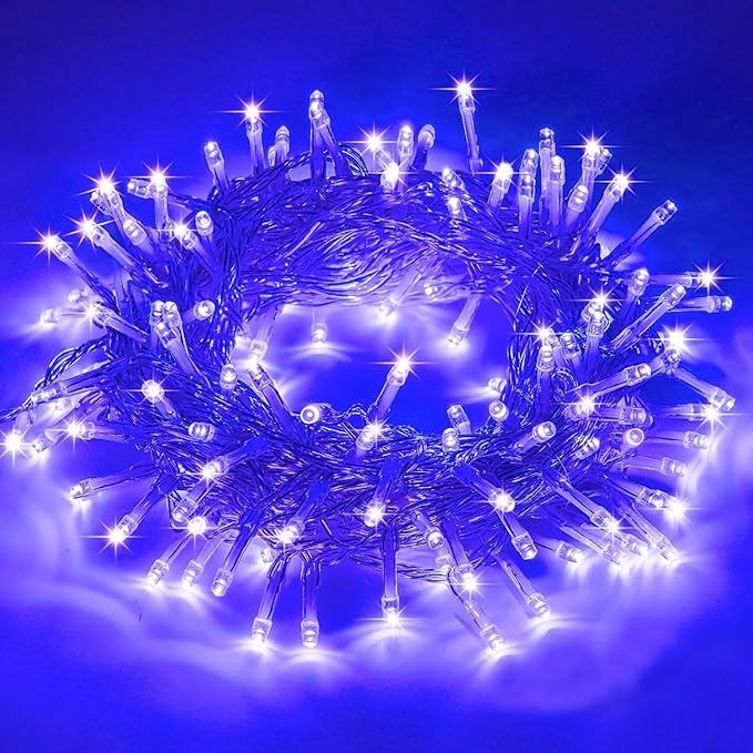 38 LED 10.5M Copper Power Pixel String Light | 360° Fairy Serial Jhalar Lights for Home Decoration | Diwali Lights for Decoration, Christmas, Wedding, Party & Garden (Pack of 1, Blue)